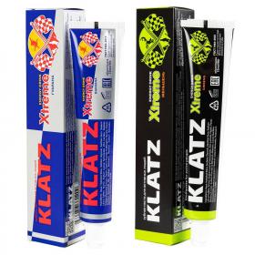 Klatz Набор зубных паст Xtreme Energy Drink гуарана 75 мл  женьшень 75 мл. фото