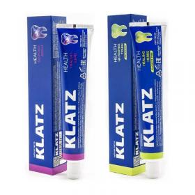 Klatz Набор зубных паст Health Здоровье десен 75 мл  Целебные травы 75 мл. фото