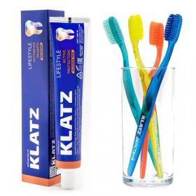 Klatz Набор Lifestyle зубная паста Активная защита 75 мл  зубная щетка. фото
