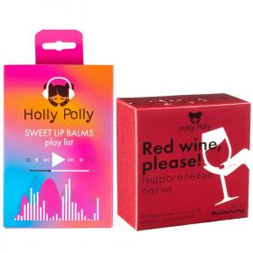Holly Polly Набор Music Collection бальзамы для губ Sweet Play List  гидрогелевые патчи 60 шт. фото