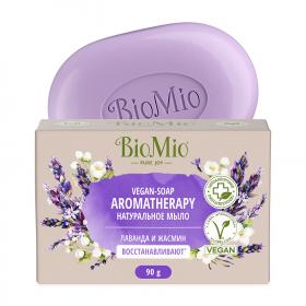 BioMio Натуральное мыло Лаванда и жасмин Vegan Soap Aromatherapy, 90 г. фото