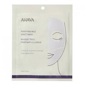 Ahava Очищающая тканевая маска для лица Purifying Mud Sheet Mask, 18 г. фото
