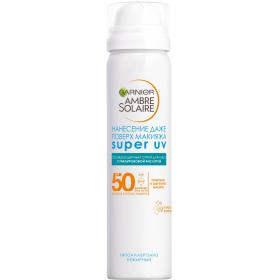 Garnier Солнцезащитный увлажняющий сухой спрей для лица Super UV SPF50, 75 мл. фото