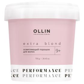 Ollin Professional Осветляющий порошок для волос Extra Blond 9, 750 г. фото