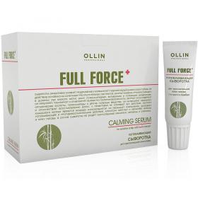 Ollin Professional Успокаивающая сыворотка для чувствительной кожи головы с экстрактом бамбука, 10 х 15 мл. фото