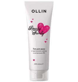 Ollin Professional Гель для душа с протеинами шёлка и витамином В5, 200 мл. фото