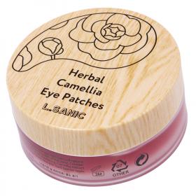 L.Sanic Гидрогелевые патчи с экстрактом камелии Herbal Camellia Eye Patches, 60 шт. фото