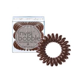 Invisibobble Резинка-браслет для волос Original Pretzel Brown коричневый. фото