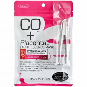 Japan Gals Маска с плацентой и коллагеном,7 шт. фото