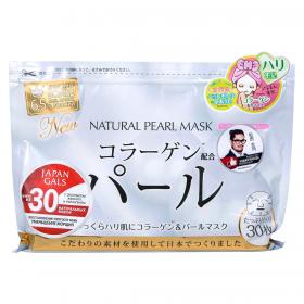 Japan Gals Курс натуральных масок для лица с экстрактом жемчуга, 30 шт. фото