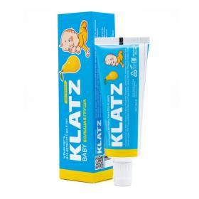Klatz Зубная паста от 0 до 4 лет Большая груша без фтора, 40 мл. фото