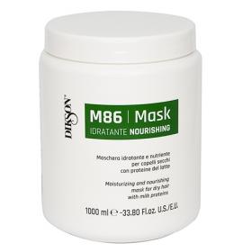 Dikson Увлажняющая и питательная маска для сухих волос с протеинами молока Maschera Nourishing M86, 1000 мл. фото