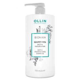 Ollin Professional Шампунь для волос Экстраувлажнение, 750 мл. фото