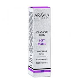 Aravia Professional Тональный крем для лица матирующий Soft Matte - 01 foundation matte, 30 мл. фото