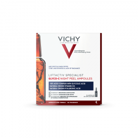 Vichy Антивозрастная сыворотка-пилинг ночного действия Glyco-C в ампулах, 10 х 2 мл. фото