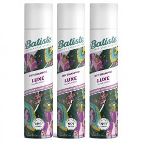 Batiste Сухой шампунь для волос Luxe с цветочным ароматом, 3 х 200 мл. фото