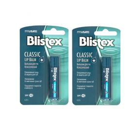 Blistex Комплект Бальзам для губ классический 2х4,25 гр.. фото