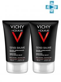 Vichy Комплект Бальзам смягчающий после бритья для чувствительной кожи Sensi Baume Ca, 2 шт. по 75 мл. фото