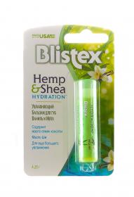 Blistex Увлажняющий бальзам для губ HempShea ваниль и мята 4,25 г. фото
