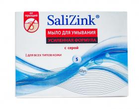 Salizink Мыло для умывания для всех типов кожи с серой, 100 г. фото