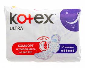 Kotex Прокладки ночные Ultra, 7 шт. фото