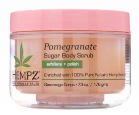 Hempz Скраб для тела сахарный с экстрактом граната Pomegranate Sugar Body Scrub, 176 гр. фото
