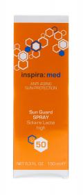 Inspira Cosmetics Солнцезащитный лосьон-спрей SPF 50 Sun Guard Spray, 150 мл. фото