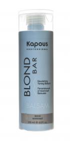 Kapous Professional Питательный оттеночный бальзам для оттенков блонд, бежевый Balsam Beige, 200 мл. фото
