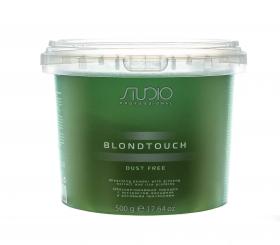 Kapous Professional Обесцвечивающий порошок с экстрактом женьшеня и рисовым протеином BlondTouch Dust Free, 500 г. фото
