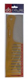 Dewal Pro Гребень моделирующий с ручкой, антистатик, желтый, 24,5 см. фото
