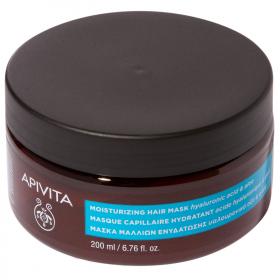 Apivita Маска для волос увлажняющая с гиалуроновой кислотой и Алоэ, 200 мл. фото