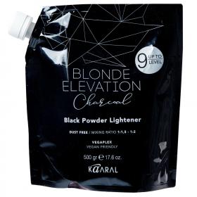 Kaaral Черная обесцвечивающая пудра Black Powder Lightener, 500 г. фото