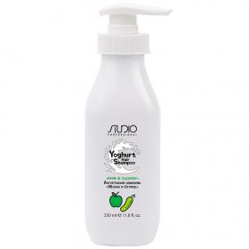 Kapous Professional Йогуртовый шампунь для волос Яблоко и огурец, 350 мл. фото