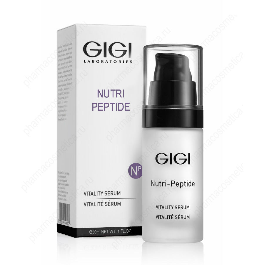 GiGi Пептидная обновляющая сыворотка Vitality Serum, 30 мл (GiGi, Nutri-Peptide) gigi маска nutri peptide hydra vitality пептидная увлажняющая 200 мл
