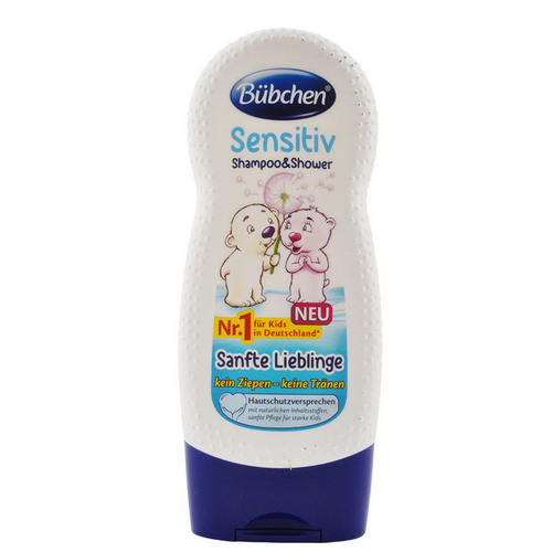 Bubchen Шампунь для мытья волос и тела для детей с чувствительной кожей Ласковый и нежный 230мл (Bubchen, Для волос)