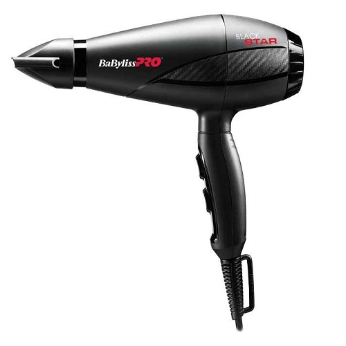 

Babyliss Фен Pro Black Star 2000 Вт с 2 насадками 1 шт (Babyliss, Фены), Фены