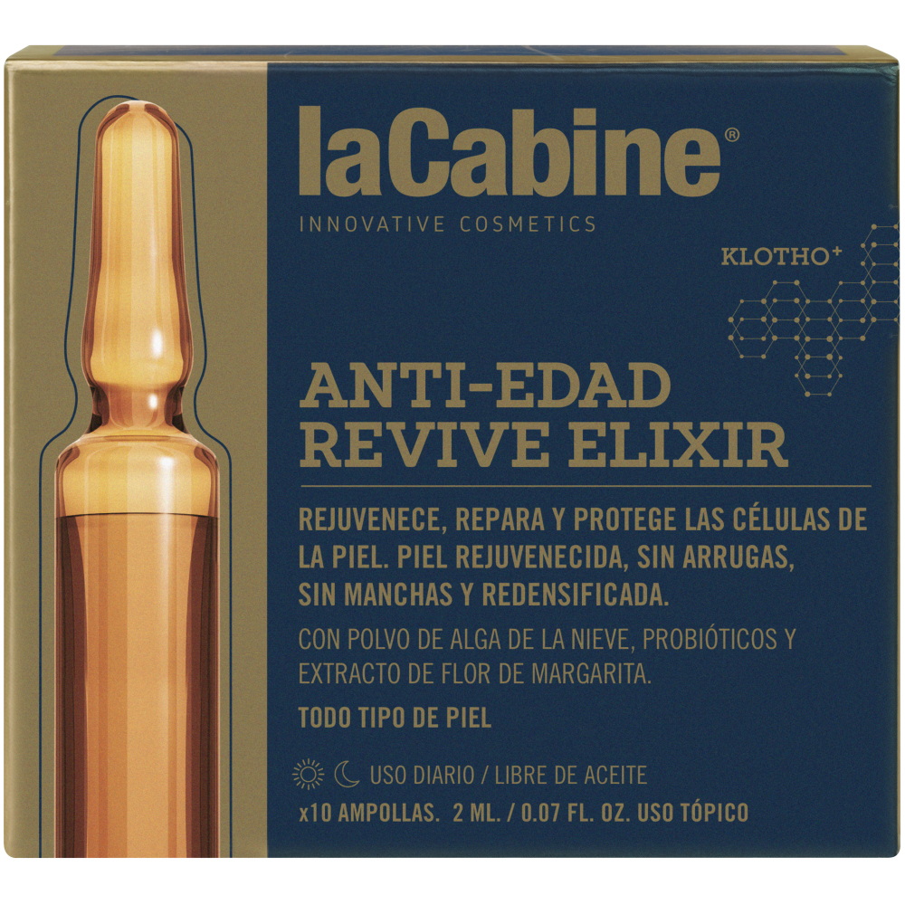 La Cabine Концентрированная сыворотка в ампулах Эликсир омоложения Revive Elixir Facial Ampoules, 10 ампул * 2 мл (La Cabine, Сыворотки для лица)