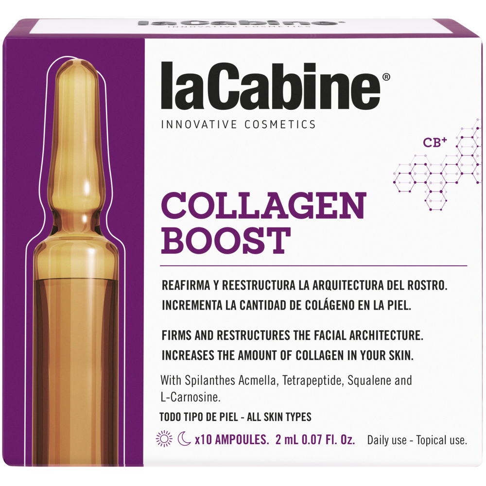 La Cabine Концентрированная сыворотка в ампулах-стимулятор коллагена Collagen Boost Ampoules, 10 ампул*2 мл (La Cabine, Сыворотки для лица)