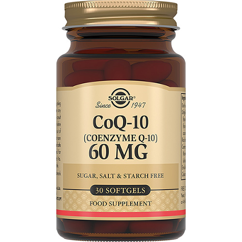Solgar Коэнзим Q-10 60 мг, 30 капсул (Solgar, Специальные добавки) добавки к пицце