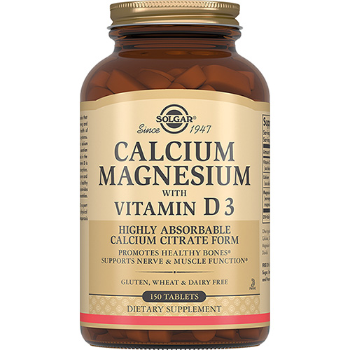 Solgar Кальций - Магний с витамином D3, 150 таблеток (Solgar, Витамины)
