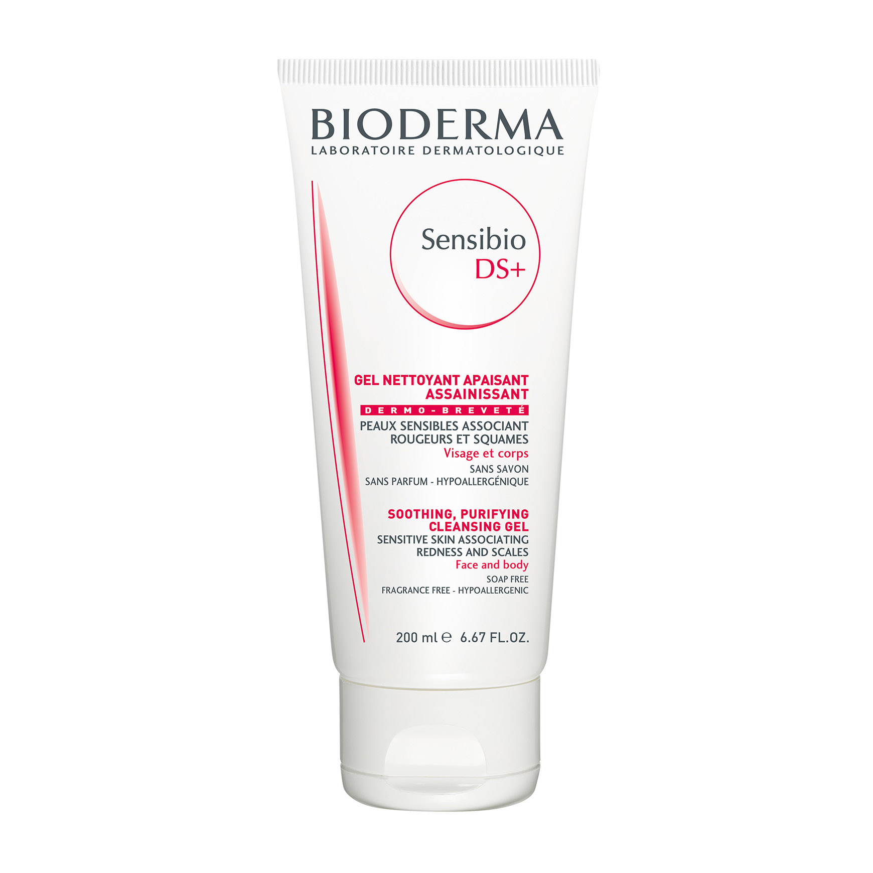 Биодерма Очищающий гель Сенсибио DS+ 200 мл (Bioderma, Sensibio) фото 0