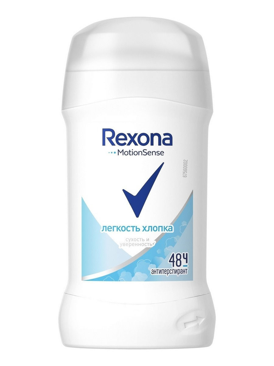 

REXONA Део-стик Хлопок 40 мл (REXONA, Для женщин), Для женщин