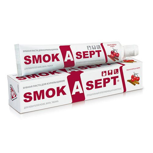 Рокс Зубная паста Smok-a-Sept Вишня, корица и мята (R.O.C.S., Smok-a-Sept) фото 0