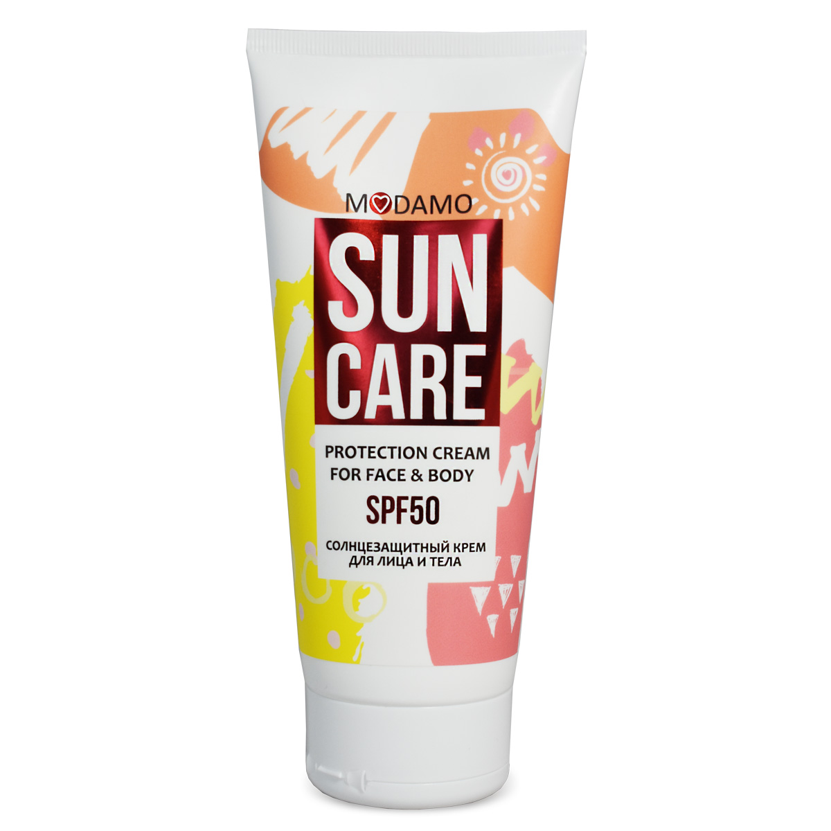 Модамо Солнцезащитный крем для лица и тела SPF 50, 200 мл (Modamo, Sun care) фото 0