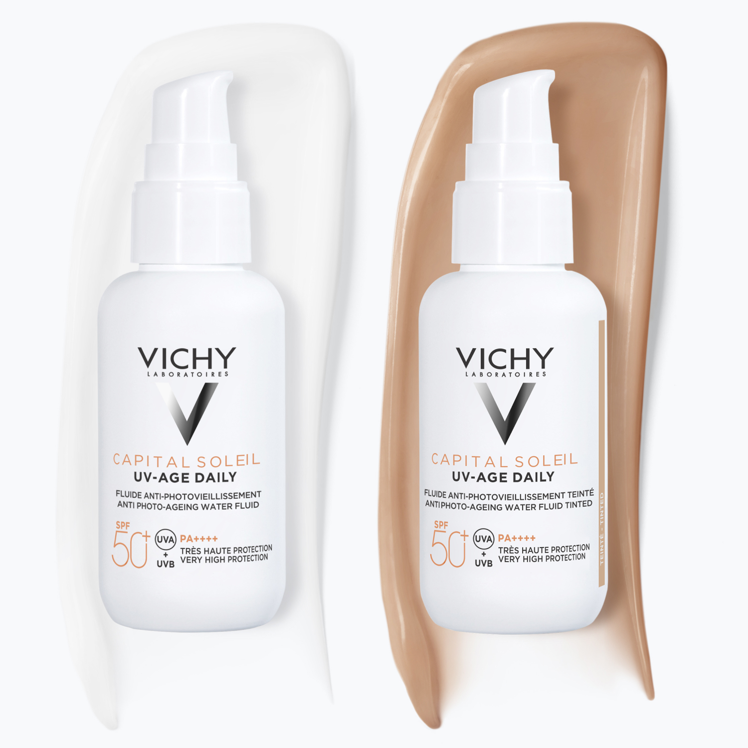 Uv age daily. Солнцезащитный флюид Vichy. Vichy Capital Soleil UV-age Daily spf50+. Виши капитал Солейл 50 флюид. Виши Capital Soleil UV age Daily.