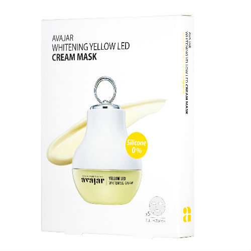 

Avajar Avajar Whitening Yellow Led Cream Mask Осветляющая кремовая LED маска 5 шт (Avajar, Для лица), Для лица