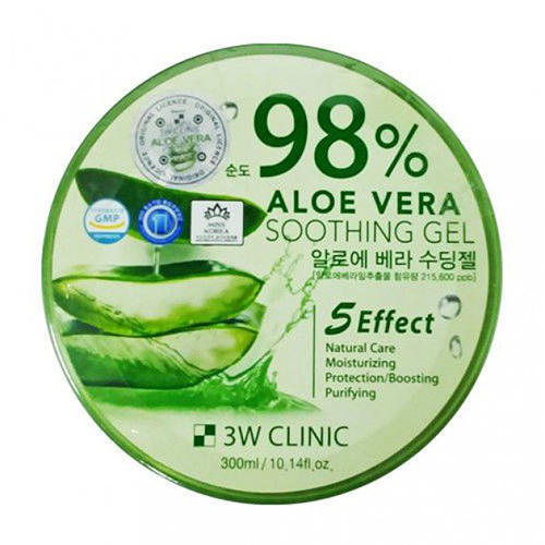 

3W Clinic Универсальный гель алоэ для лица и тела 98% Aloe, 300 мл (3W Clinic, Для тела), Для тела