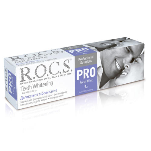 R.O.C.S. Зубная паста PRO Деликатное отбеливание Свежая мята 135 гр (R.O.C.S., R.O.C.S. PRO) фото