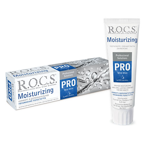 цена R.O.C.S. Зубная паста Moisturizing увлажняющая 135 гр (R.O.C.S., R.O.C.S. PRO)