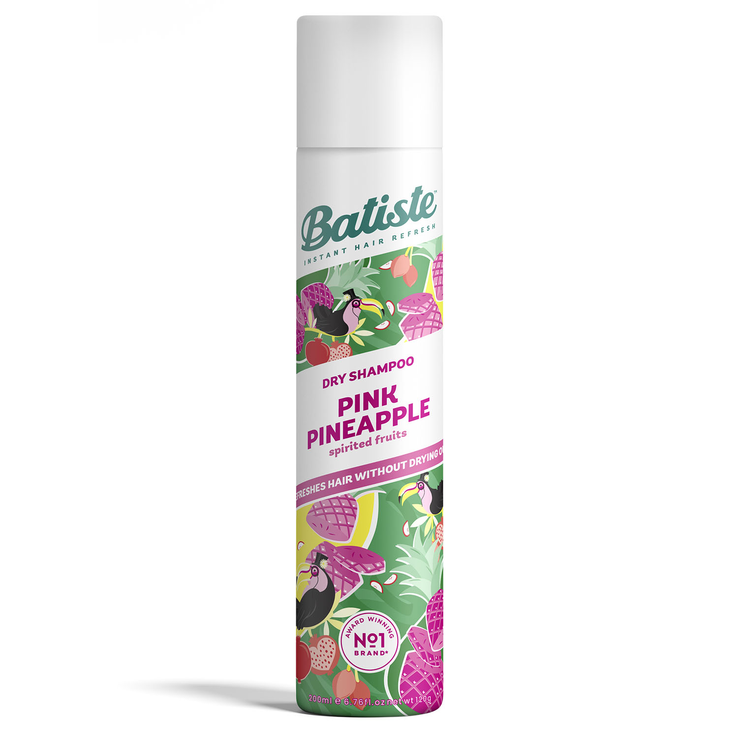 Батист Сухой шампунь для волос Pink Pineapple с фруктовым ароматом, 200 мл (Batiste, Fragrance) фото 0